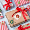 Świąteczne naklejki do stworzenia kalendarza adwentowego DIY 24 szt. #9