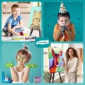 Umělecká malířská sada: stojan, barvy, plátna, štětce, paleta na míchání barev